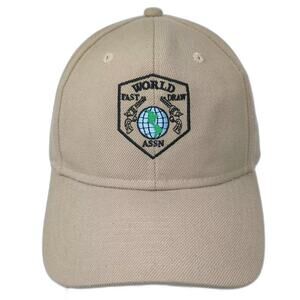 OTTO World Fast Draw Assn Baseball Cap Hat Brown OS Snapback Embroidered Wool
